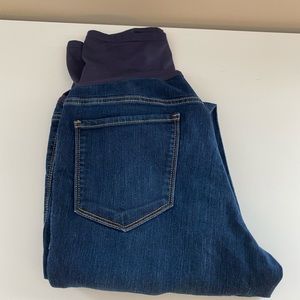 Old Navy Dark Wash Maternity Jeans